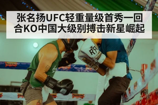 张名扬UFC轻重量级首秀一回合KO中国大级别搏击新星崛起